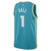 Canotte Uomo Charlotte Hornets LaMelo Ball Jordan 2023-24 City Edition Teal Swingman